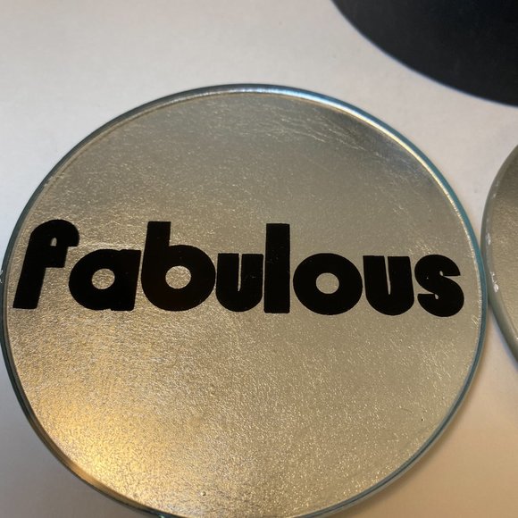 Posh Fabulous Glass Round Coasters - Picture 4 of 7